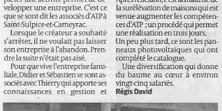Article de presse