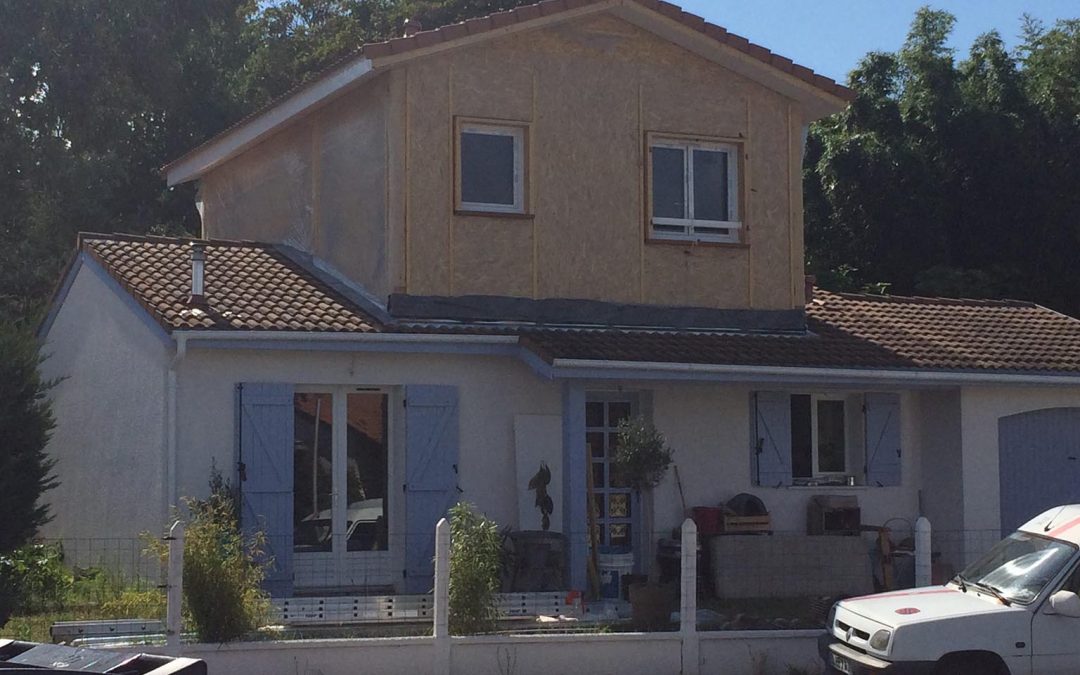 Surélévation en cours à Mérignac (33) !