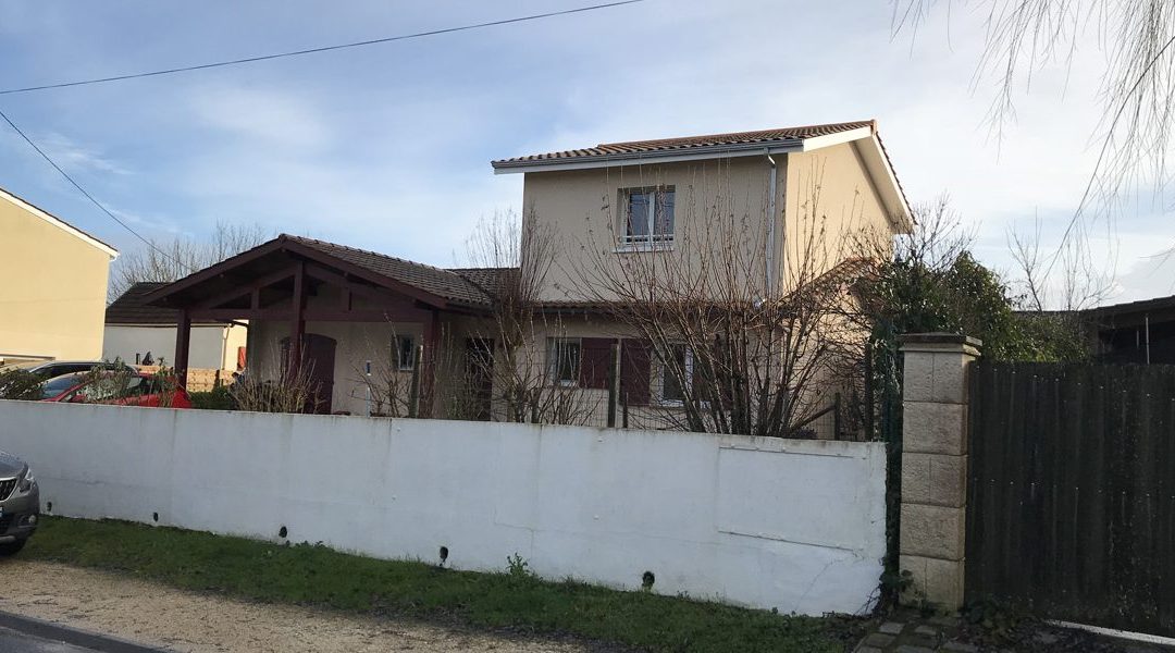Surélévation à Martillac (33) !