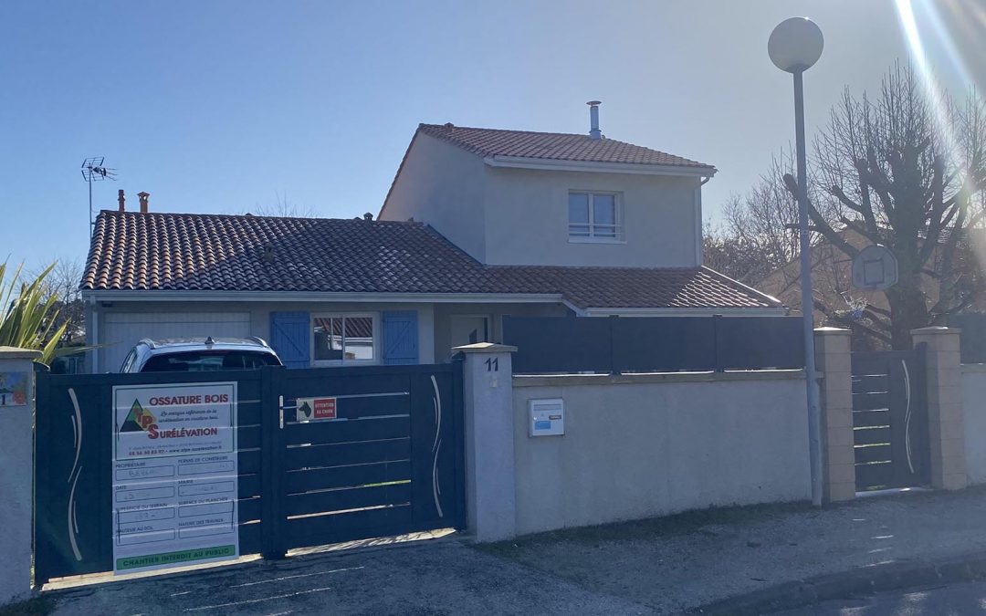 Surélévation au Haillan!